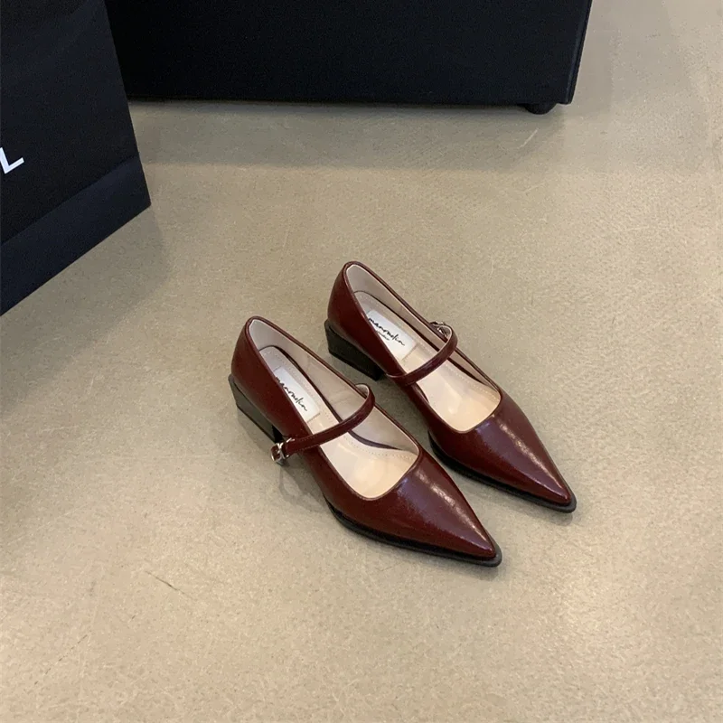 Keely Retro Pointed Toe Pumps - Image 7