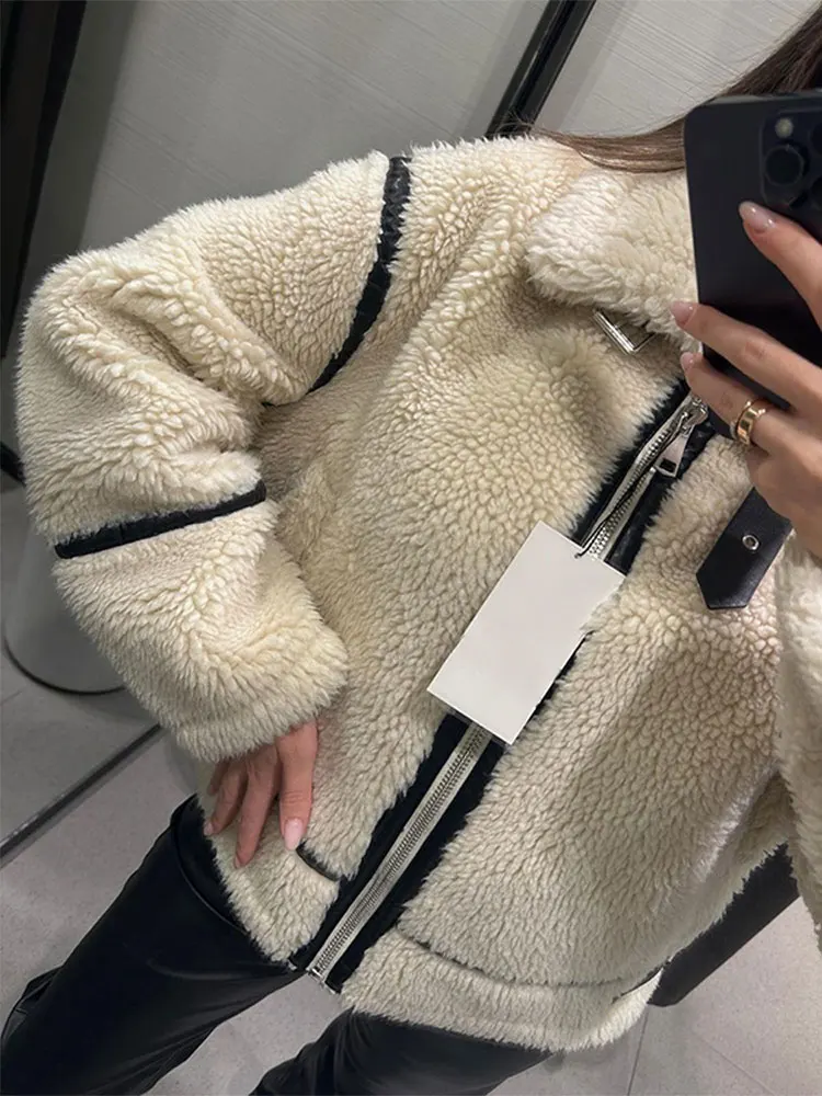 Keep You Cozy Faux Fur Zipper - Image 2