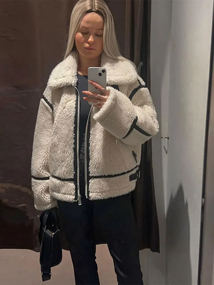 Keep You Cozy Faux Fur Zipper - Image 4