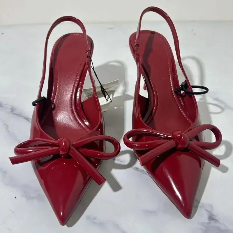 Rosy Pointed Toe Heels - Image 3