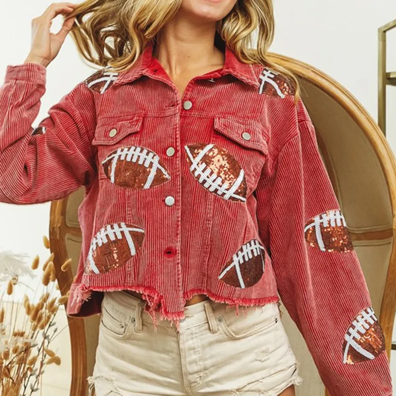 Kickoff Couture Corduroy Jacket - Image 10