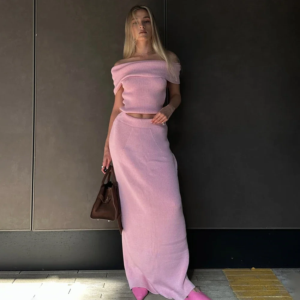 Kindra Knitted Skirt Set - Image 18