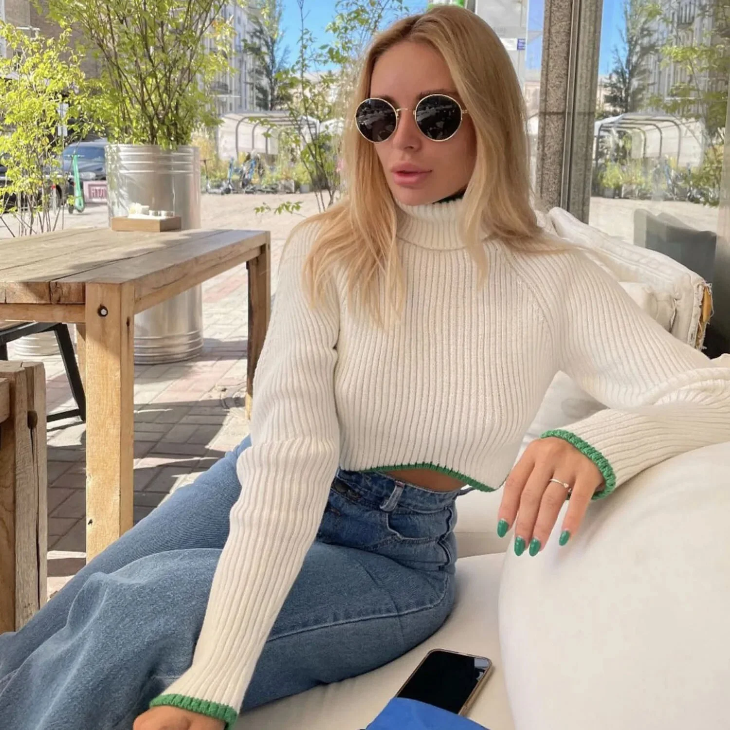 Knit Comfort Turtleneck Sweater - Image 13