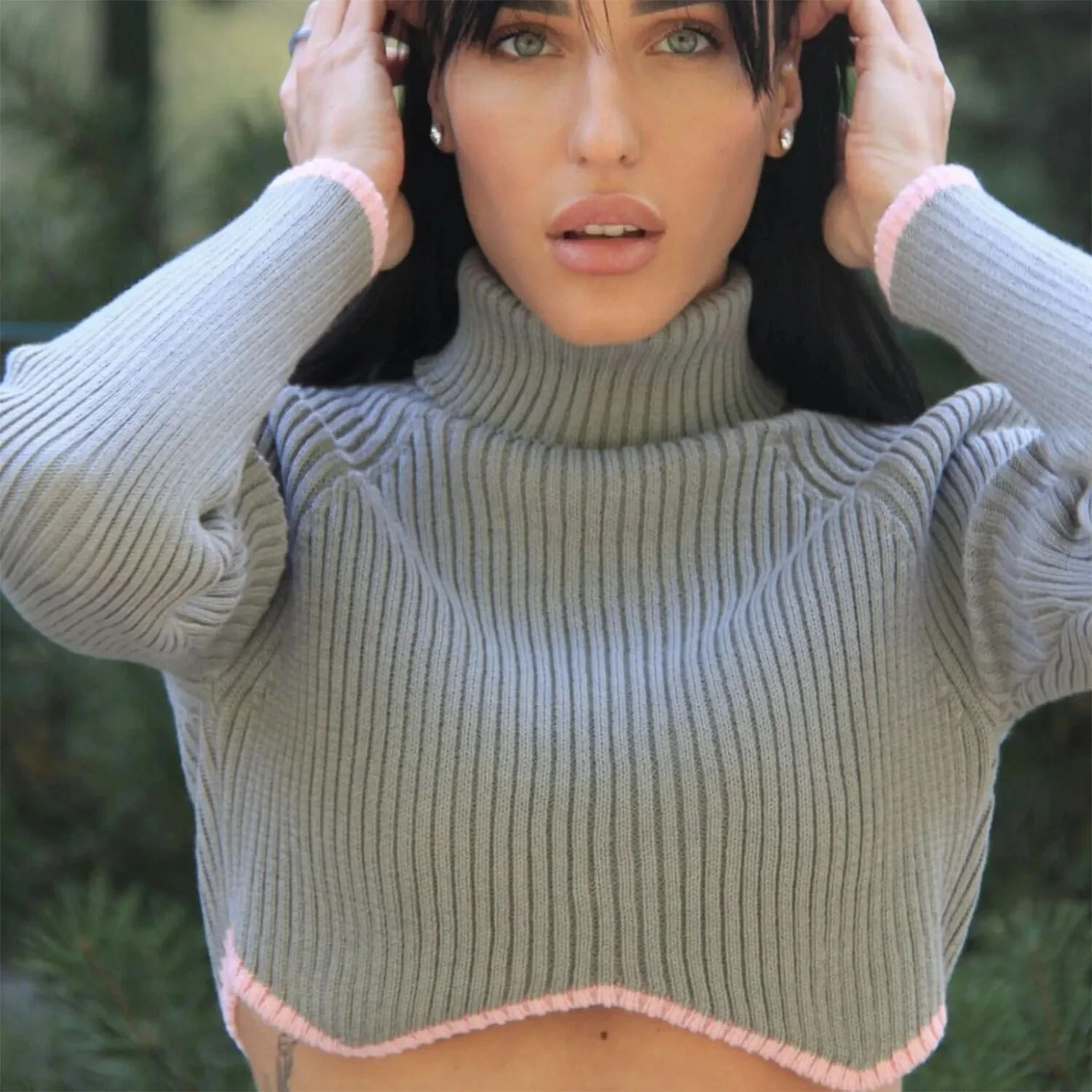 Knit Comfort Turtleneck Sweater - Image 15