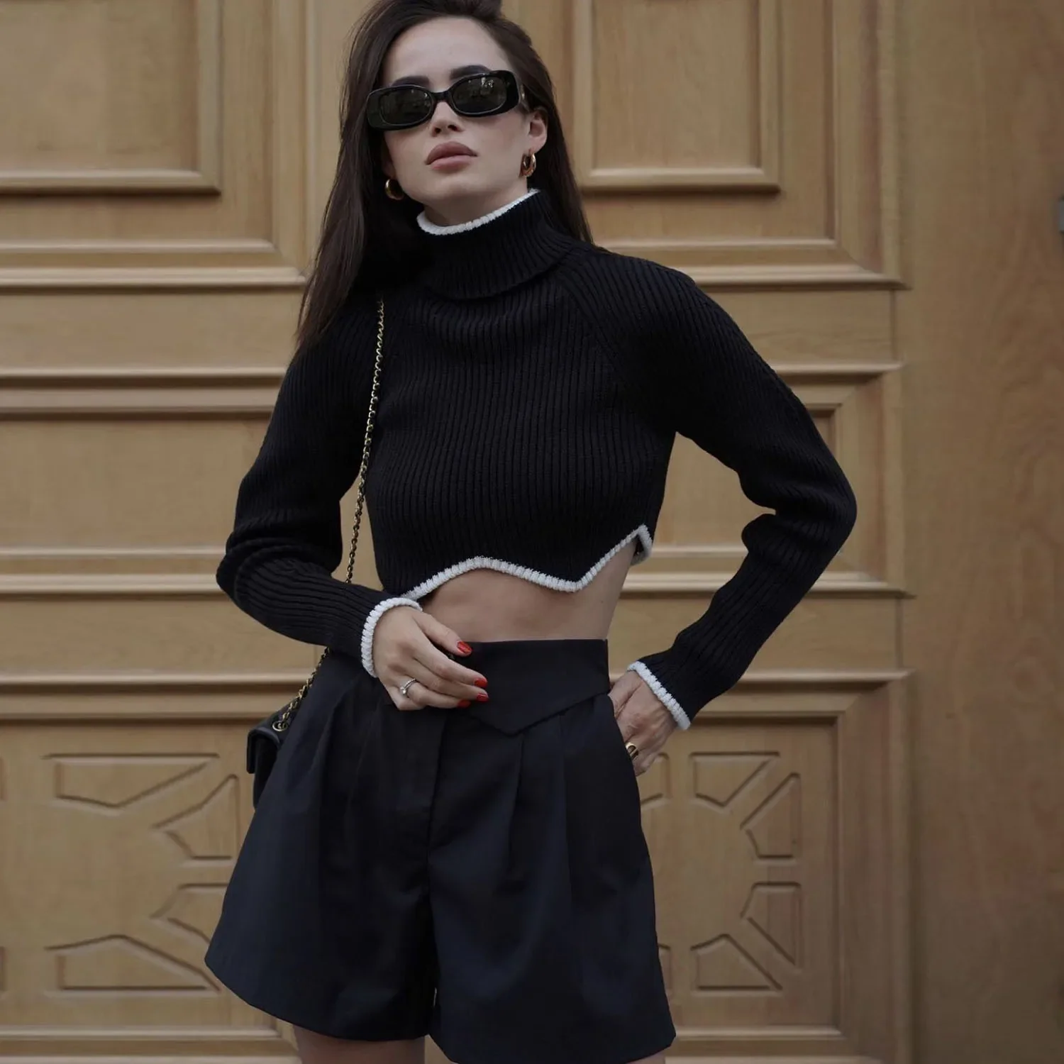 Knit Comfort Turtleneck Sweater - Image 7
