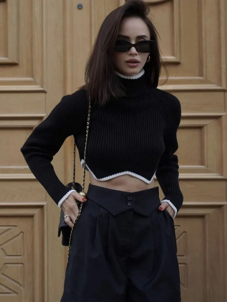 Knit Comfort Turtleneck Sweater - Image 9