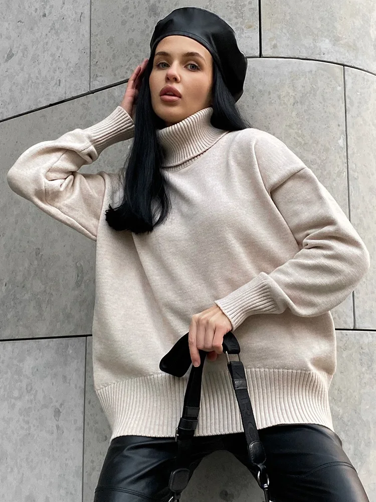 Kyra Turtleneck Oversize Sweater - Image 3