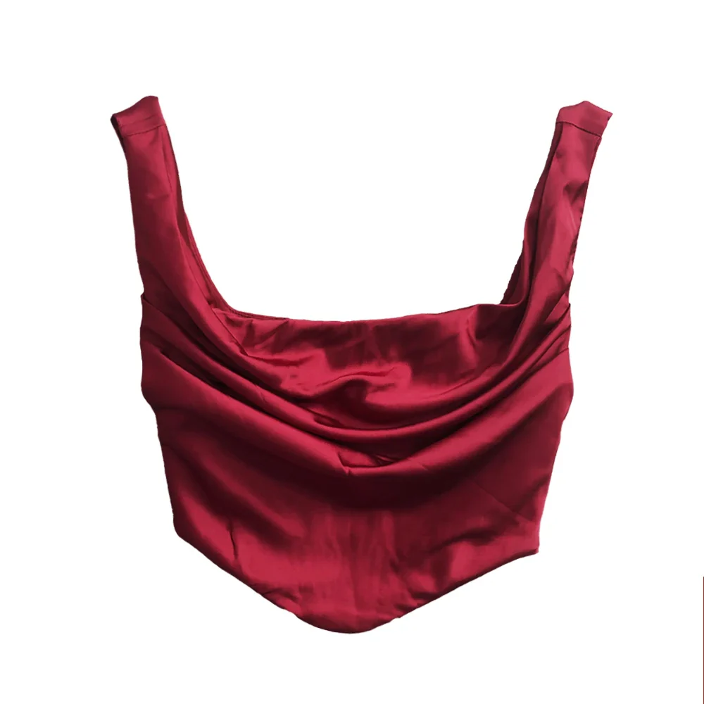 Laria Satin Bodycon Corset Set - Image 5