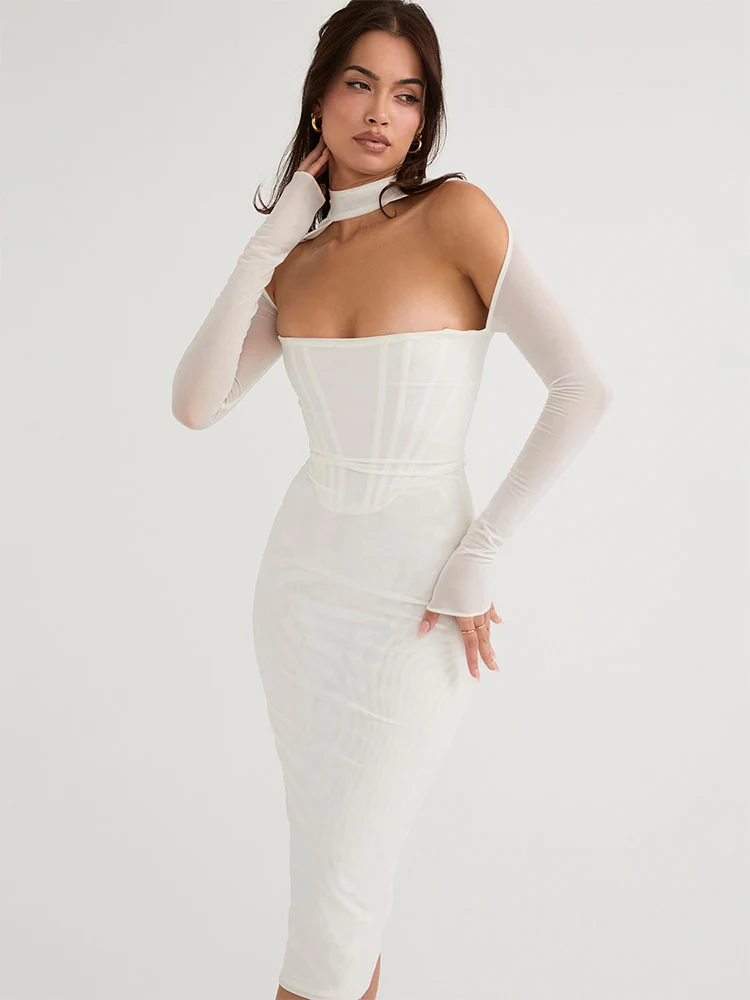 Laura Bodycon Midi Dress - Image 10