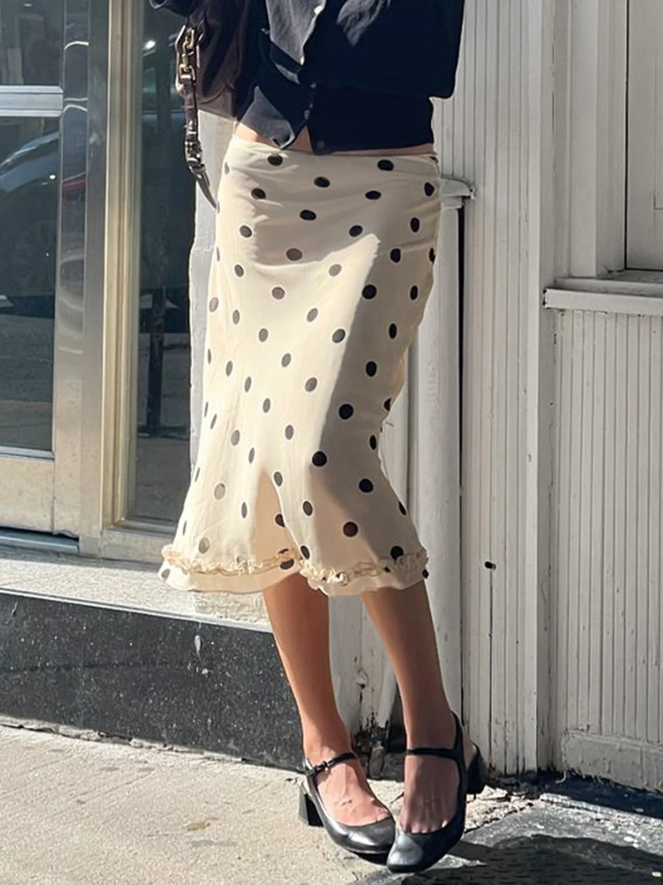 Leanna Polka Dot Skirt - Image 3