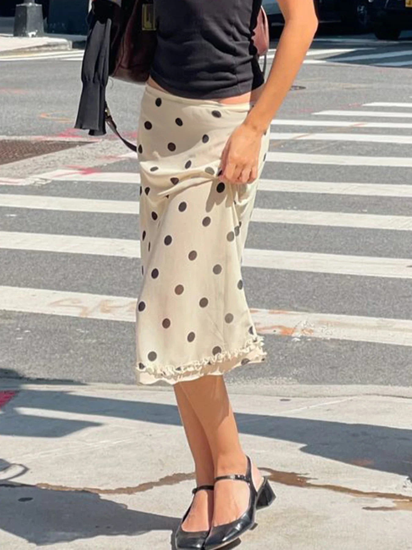 Leanna Polka Dot Skirt - Image 4