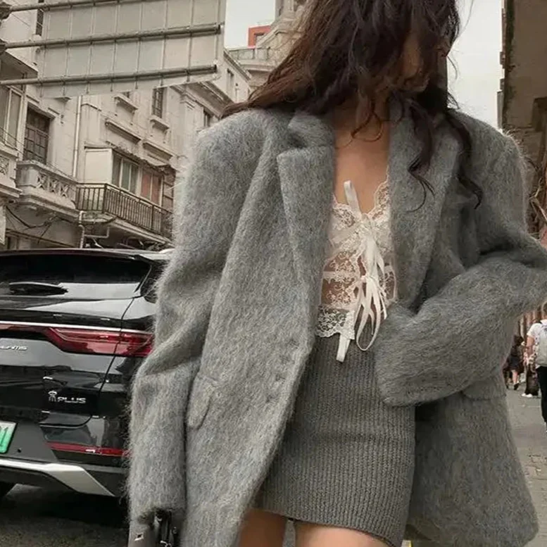 Lissette Turn Down Collar Coat - Image 14