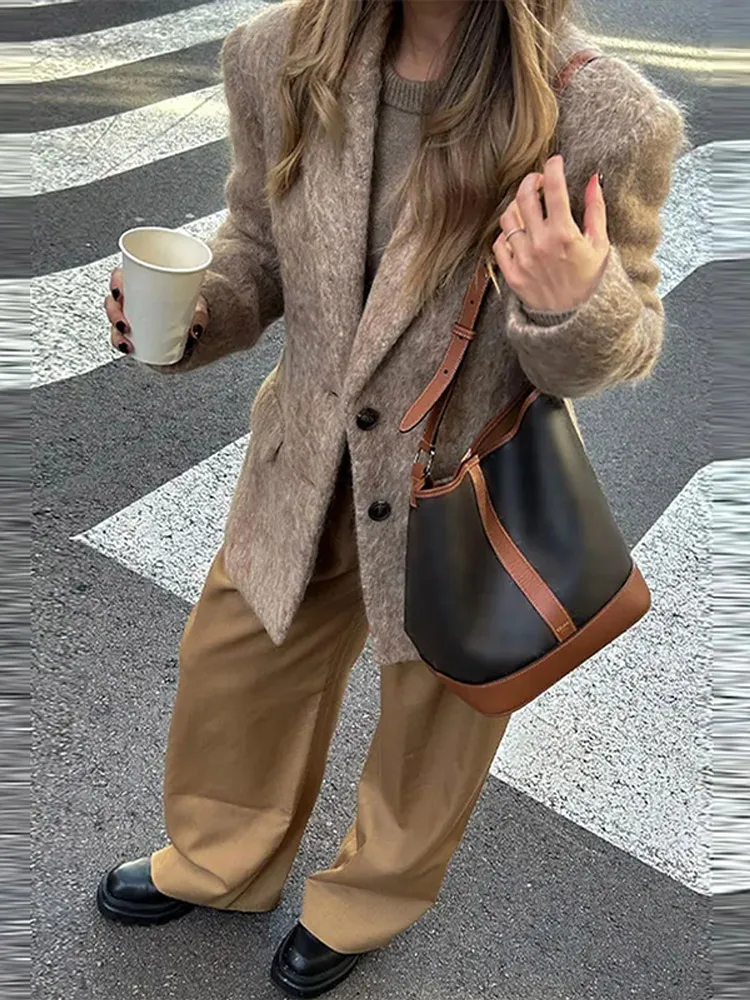 Lissette Turn Down Collar Coat - Image 6