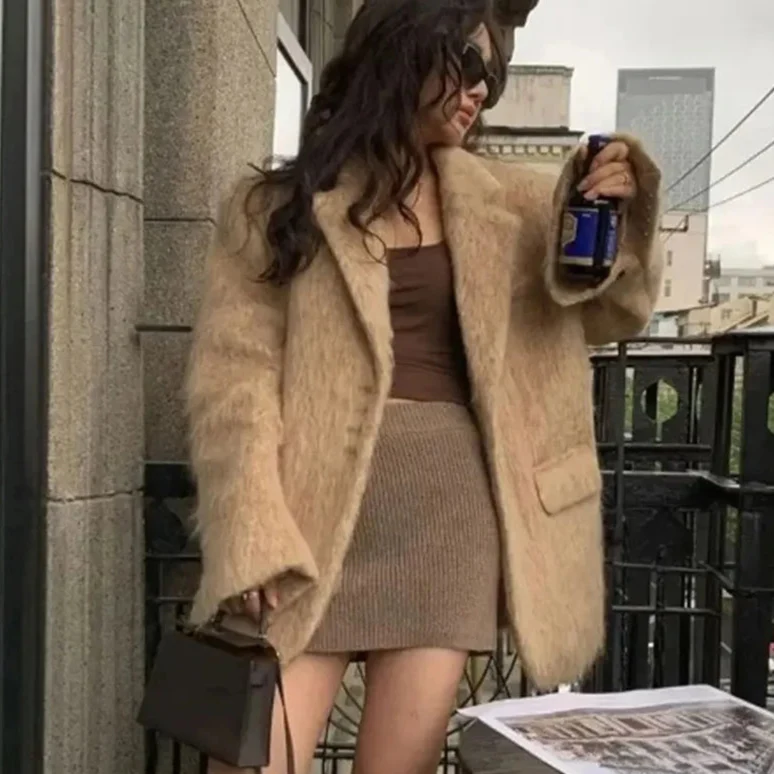 Lissette Turn Down Collar Coat - Image 7