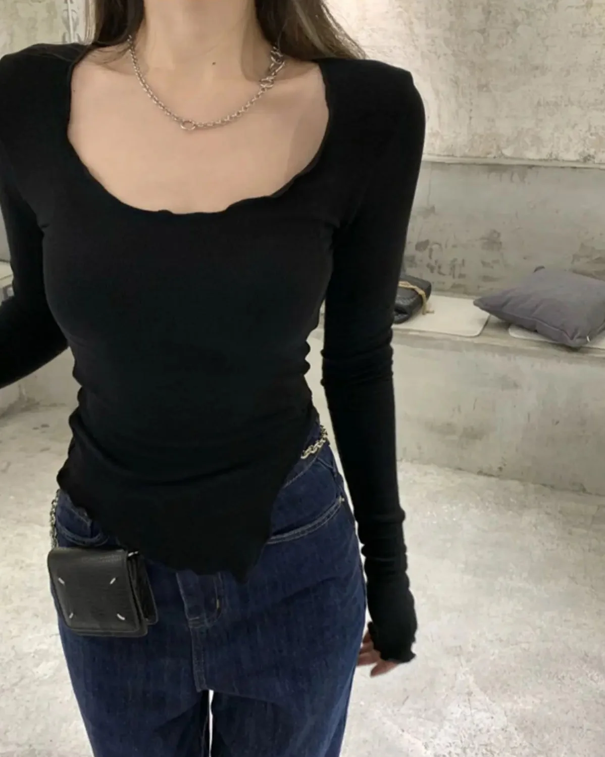 Lorette Irregular Hem Top - Image 9