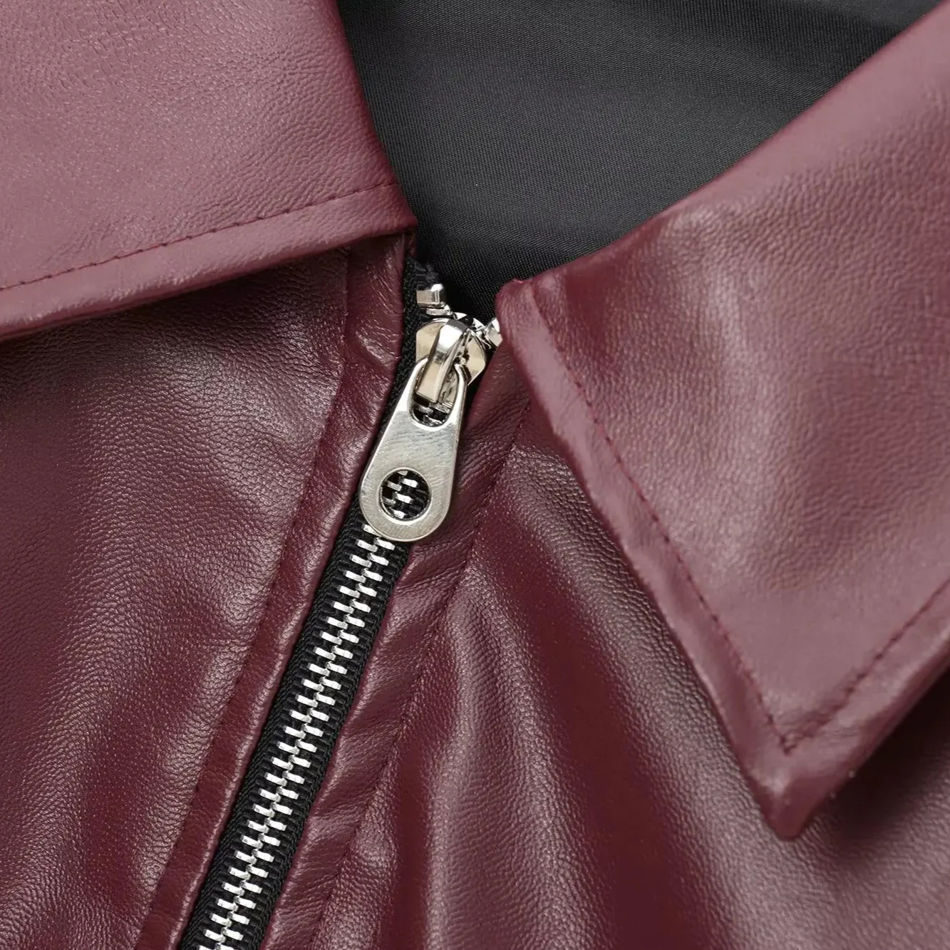 Maeve Faux Leather Jacket - Image 11