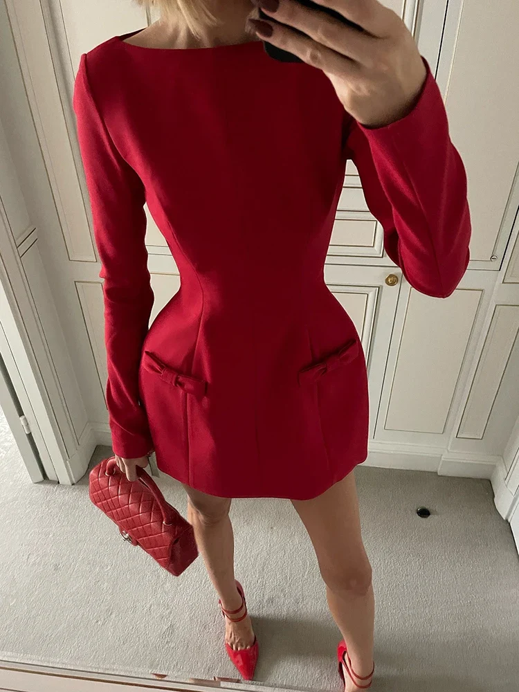 Maise Mini Bow Dress - Image 3
