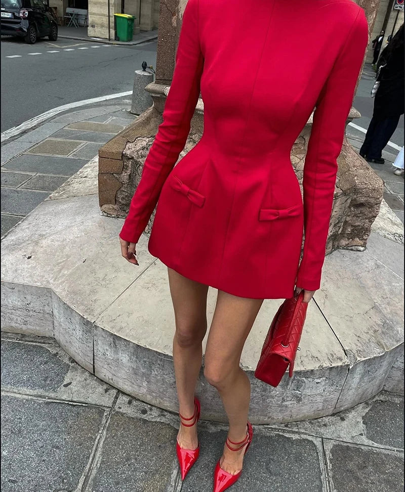 Maise Mini Bow Dress - Image 9