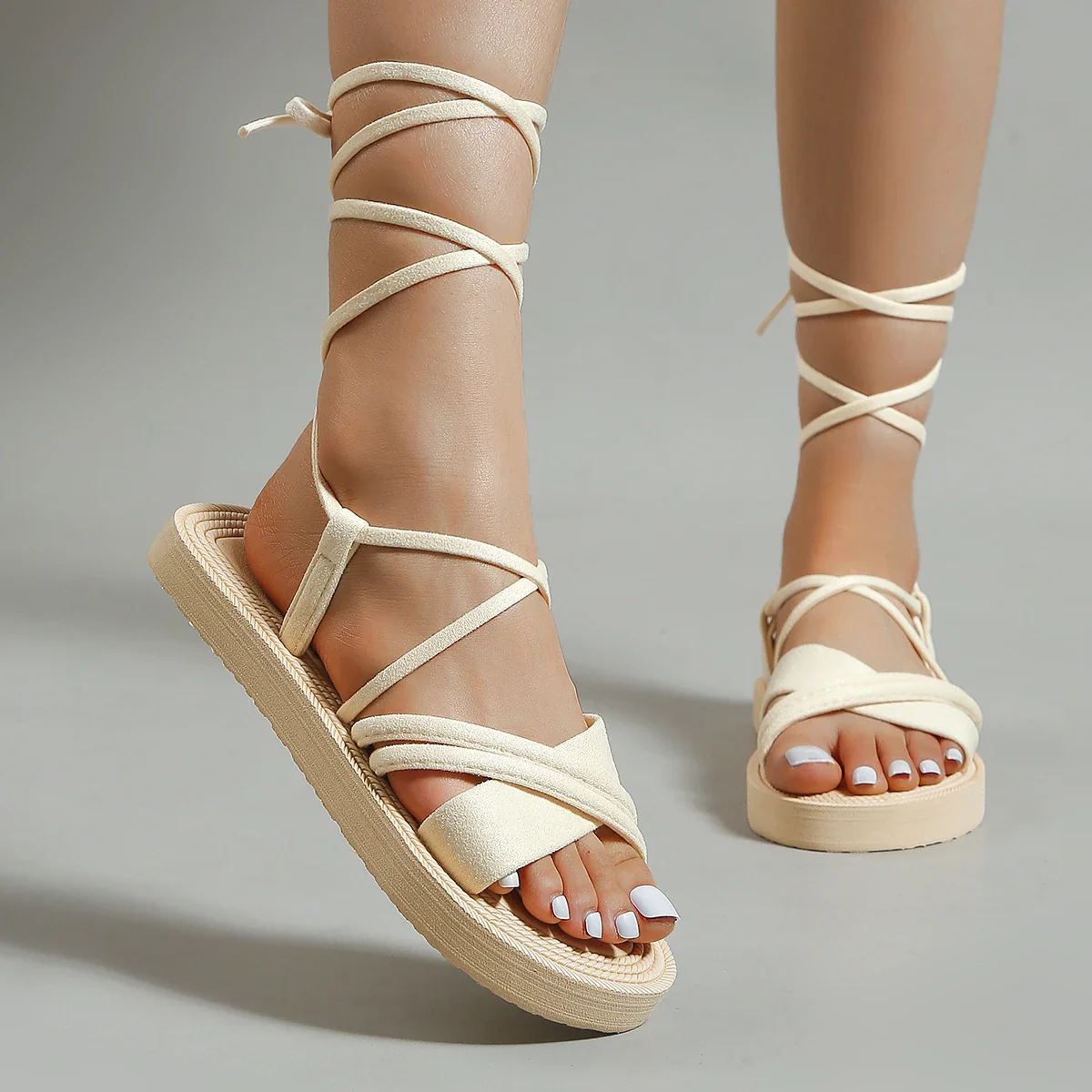Malia Wrap Flats - Image 2