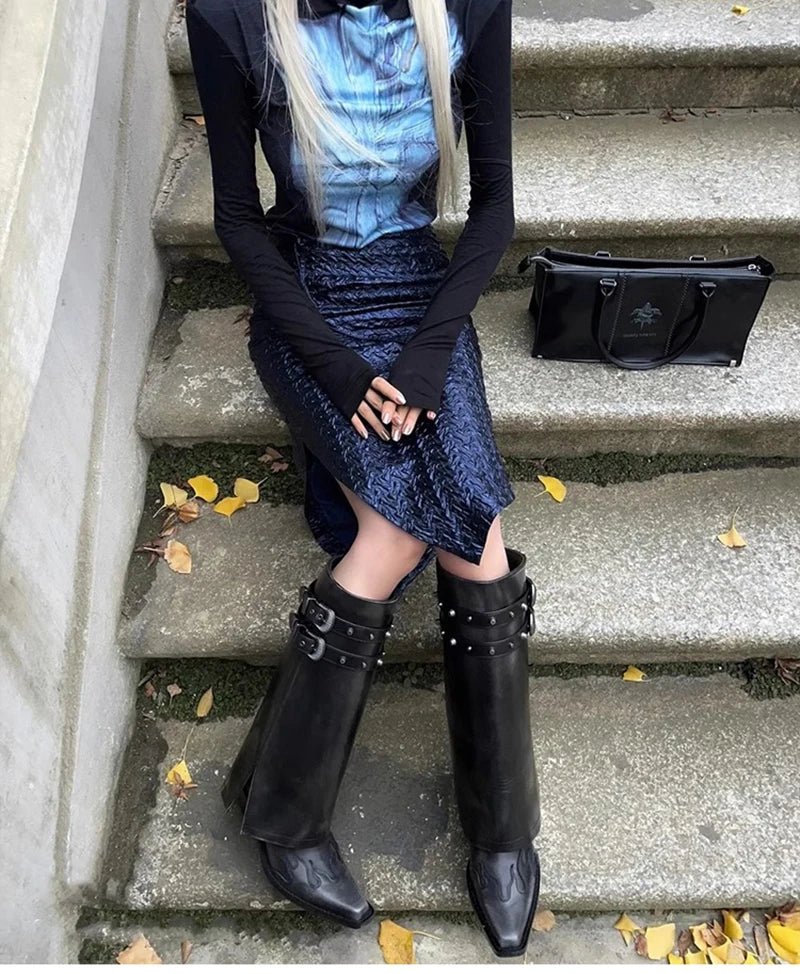 Malissa Long Pipe Boots - Image 10