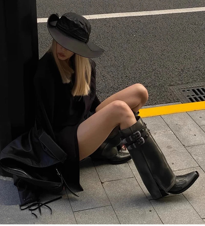 Malissa Long Pipe Boots - Image 12