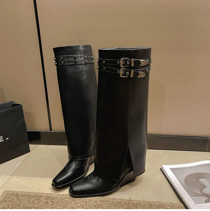 Malissa Long Pipe Boots - Image 17