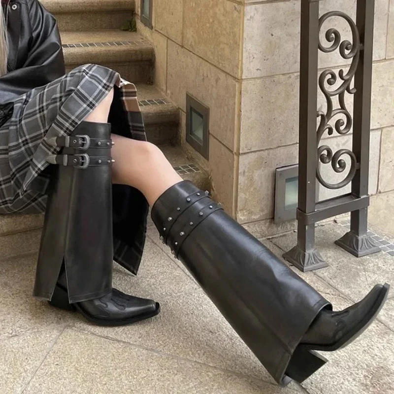 Malissa Long Pipe Boots - Image 4