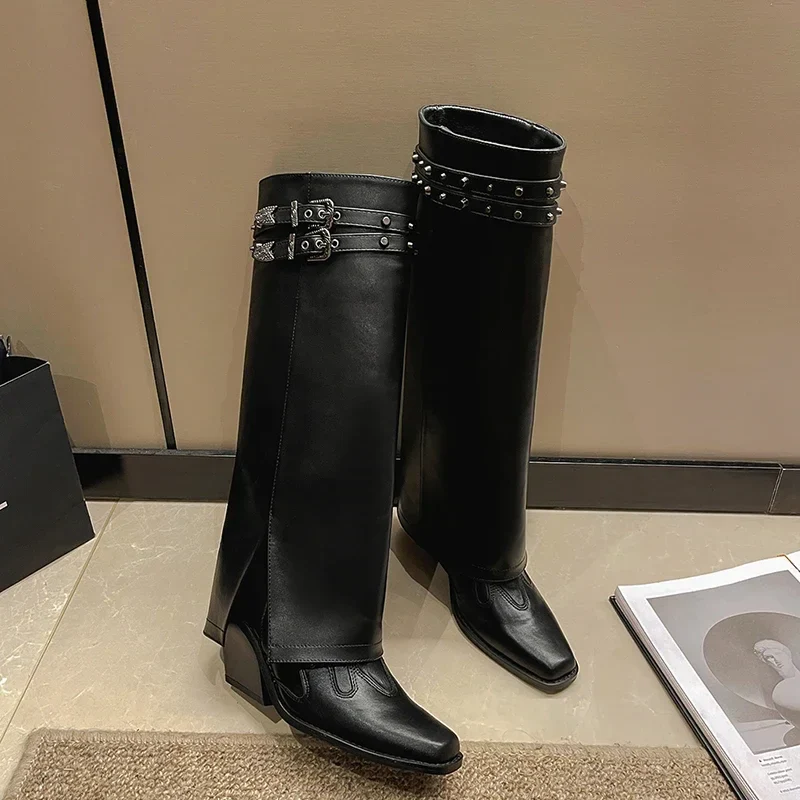 Malissa Long Pipe Boots - Image 5