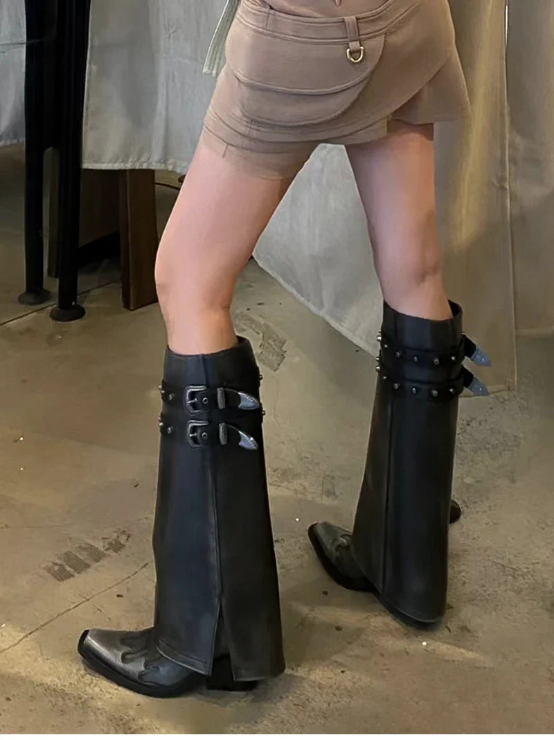 Malissa Long Pipe Boots - Image 7