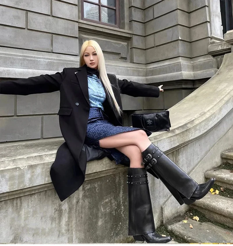 Malissa Long Pipe Boots - Image 9