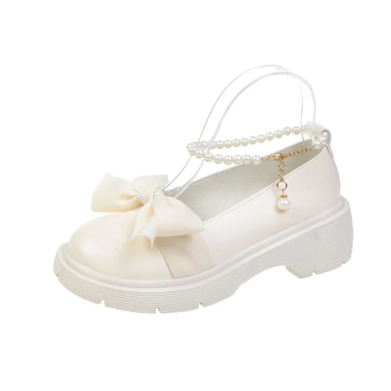 Malka Pearl Chain Shoes - Image 4