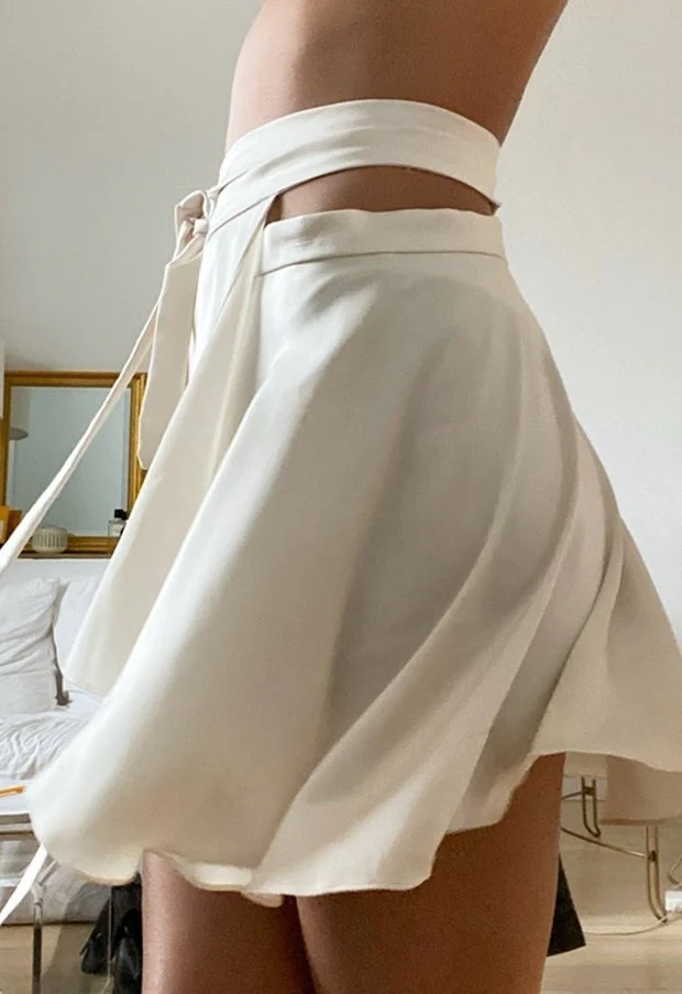 Marina  Satin Skirt Set - Image 11