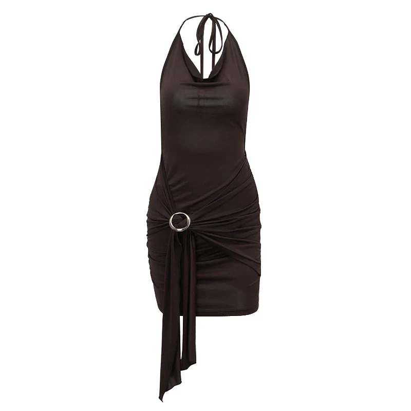 Mariposa Low Cut Backless Mini Dress - Image 8