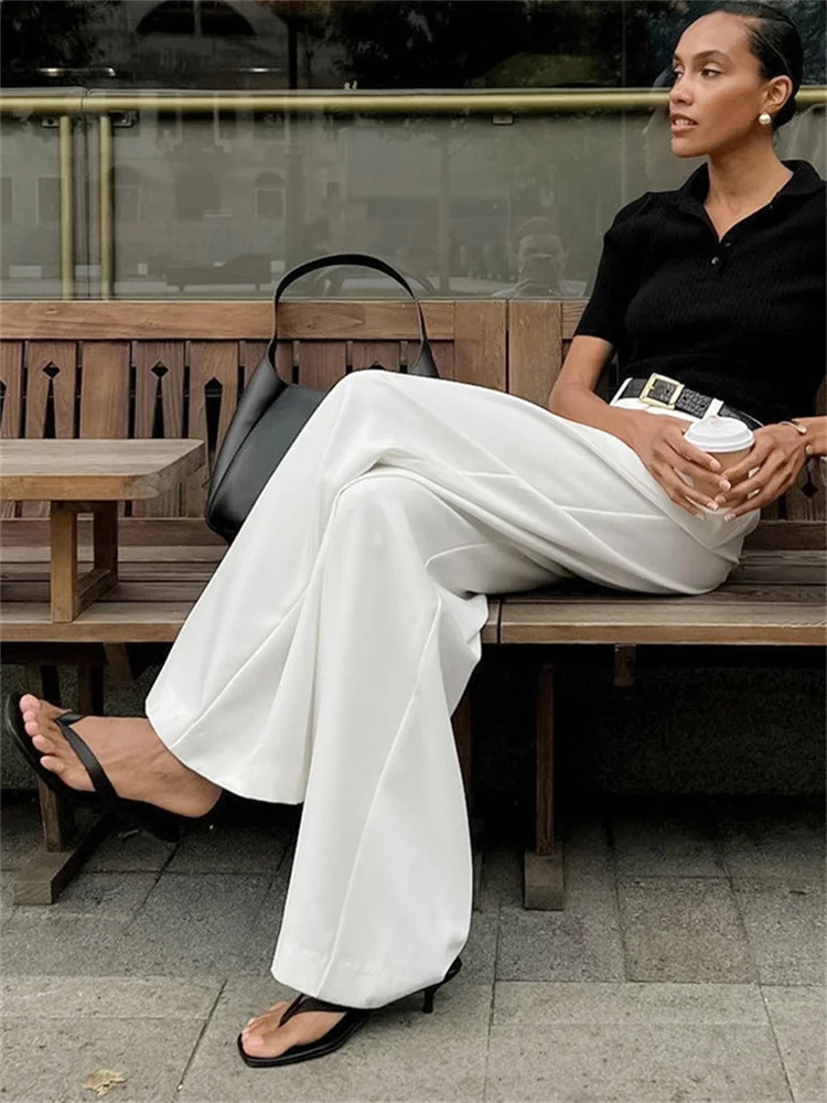 Mason Luxe Wide Leg Pants - Image 7