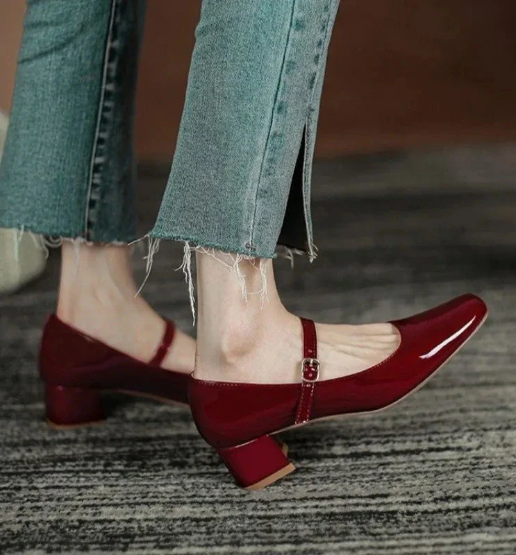 Matalia Square Toe Pumps - Image 2