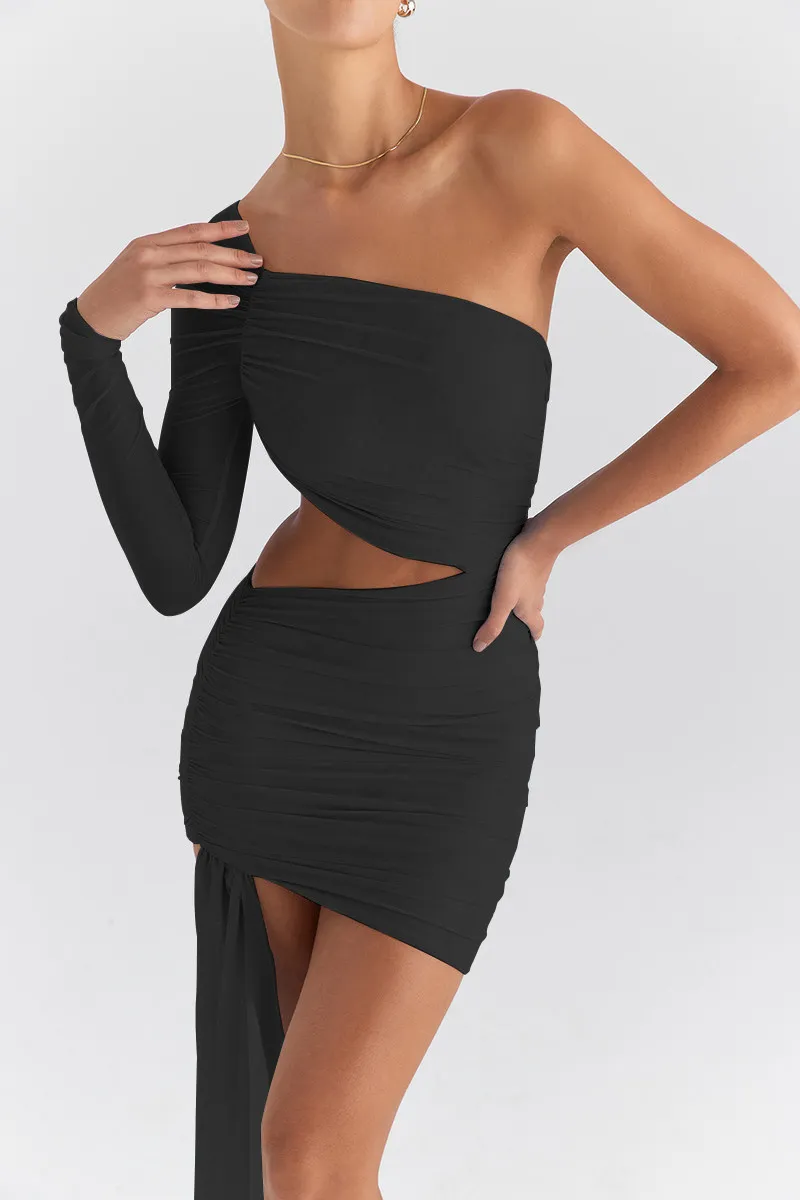 Meshed in Mystery Mini Dress - Image 10