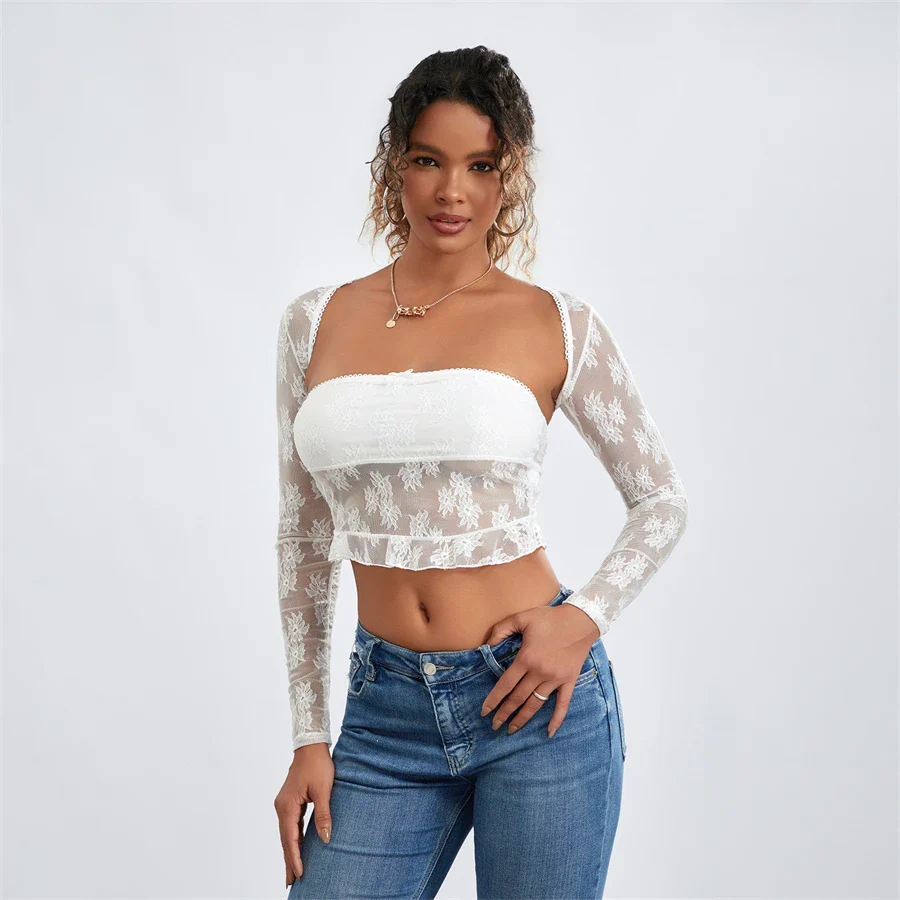Meshed Petals Lace Top - Image 10