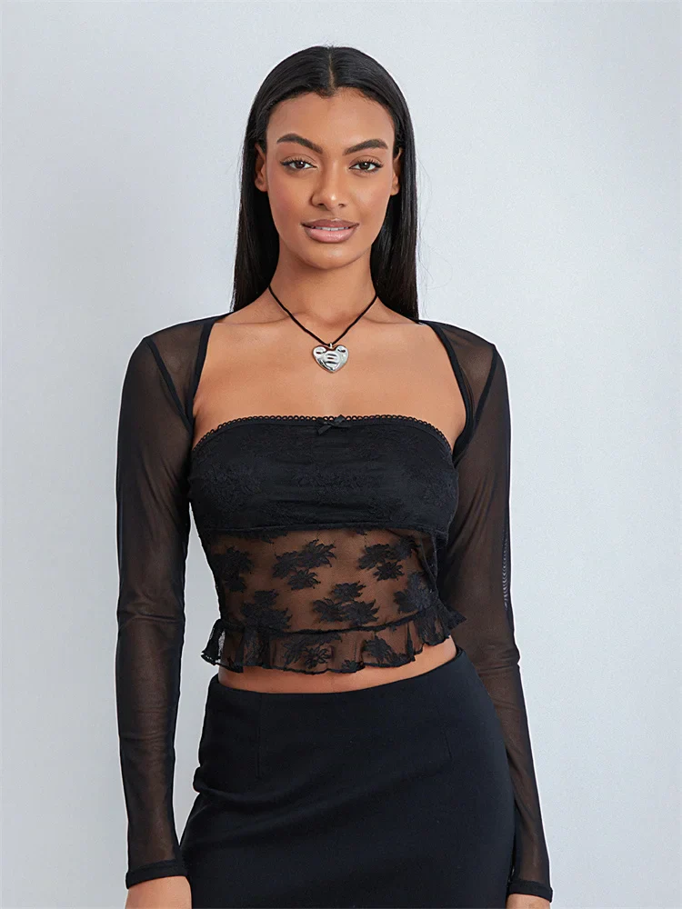 Meshed Petals Lace Top - Image 2