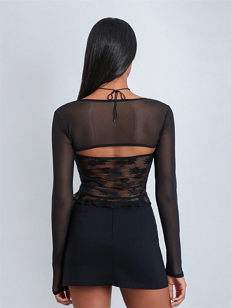 Meshed Petals Lace Top - Image 3