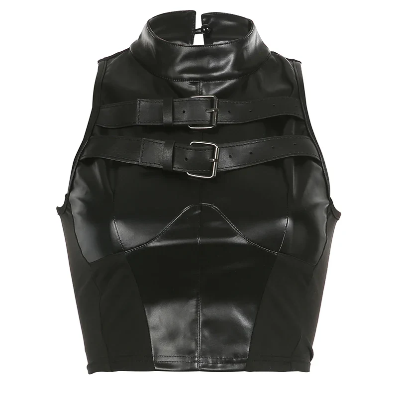 Mikella Leather Tank Top - Image 7