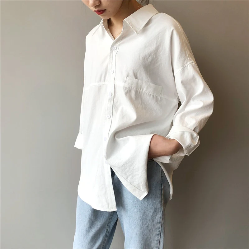 Minimal Chic Drape Shirt - Image 5