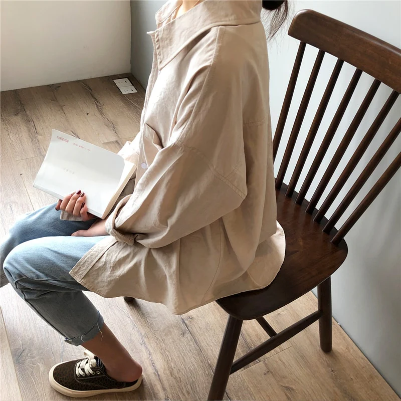 Minimal Chic Drape Shirt - Image 8