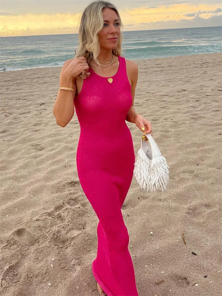 Moonlit Serenade See-Through Dress - Image 11
