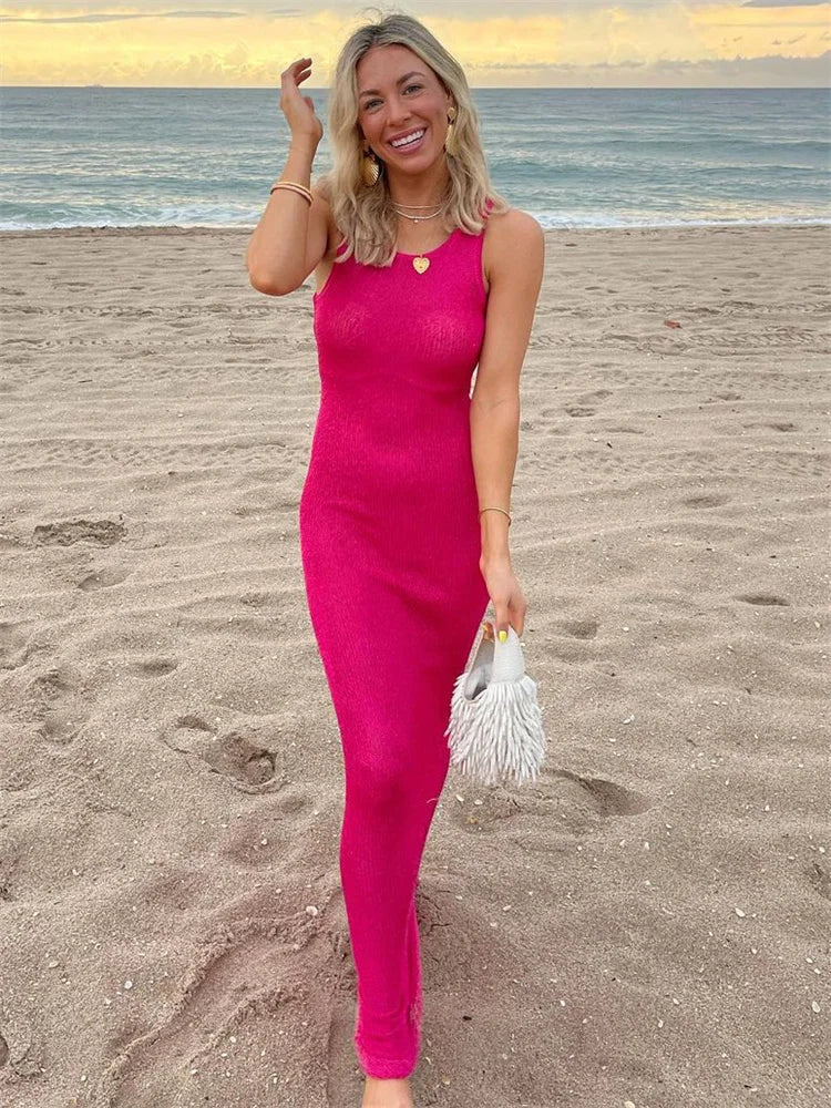 Moonlit Serenade See-Through Dress - Image 9