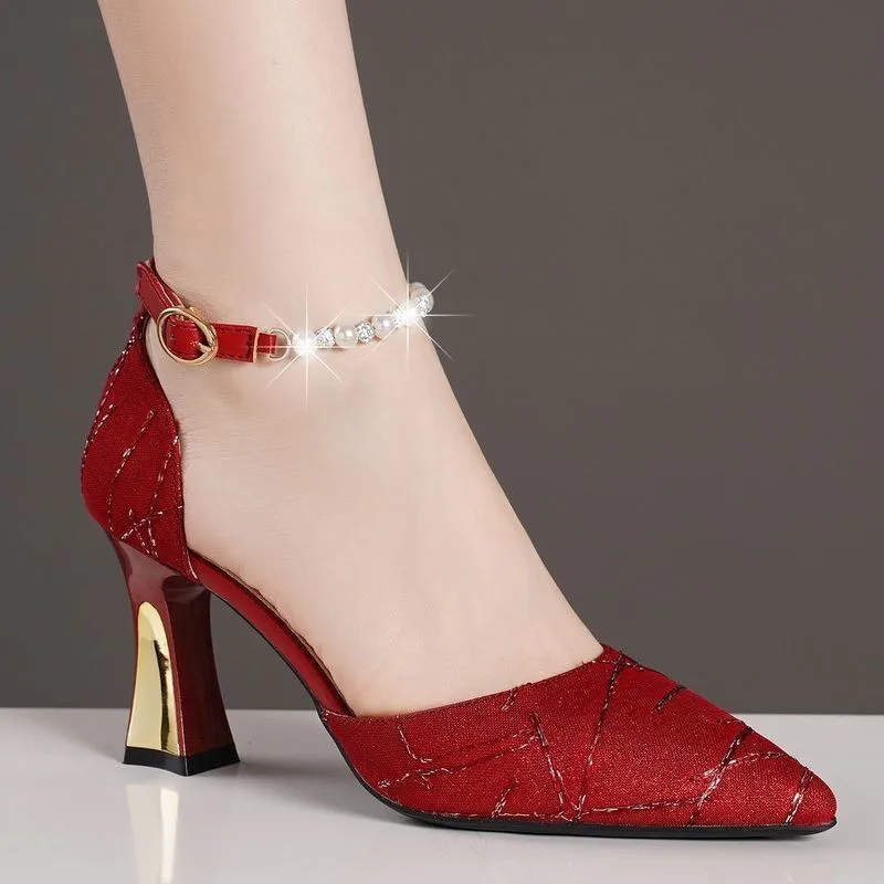 Nadine Pointed Toe Heels - Image 2