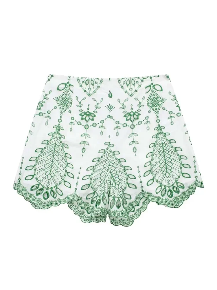 Nala Needlework Shorts Set - Image 9