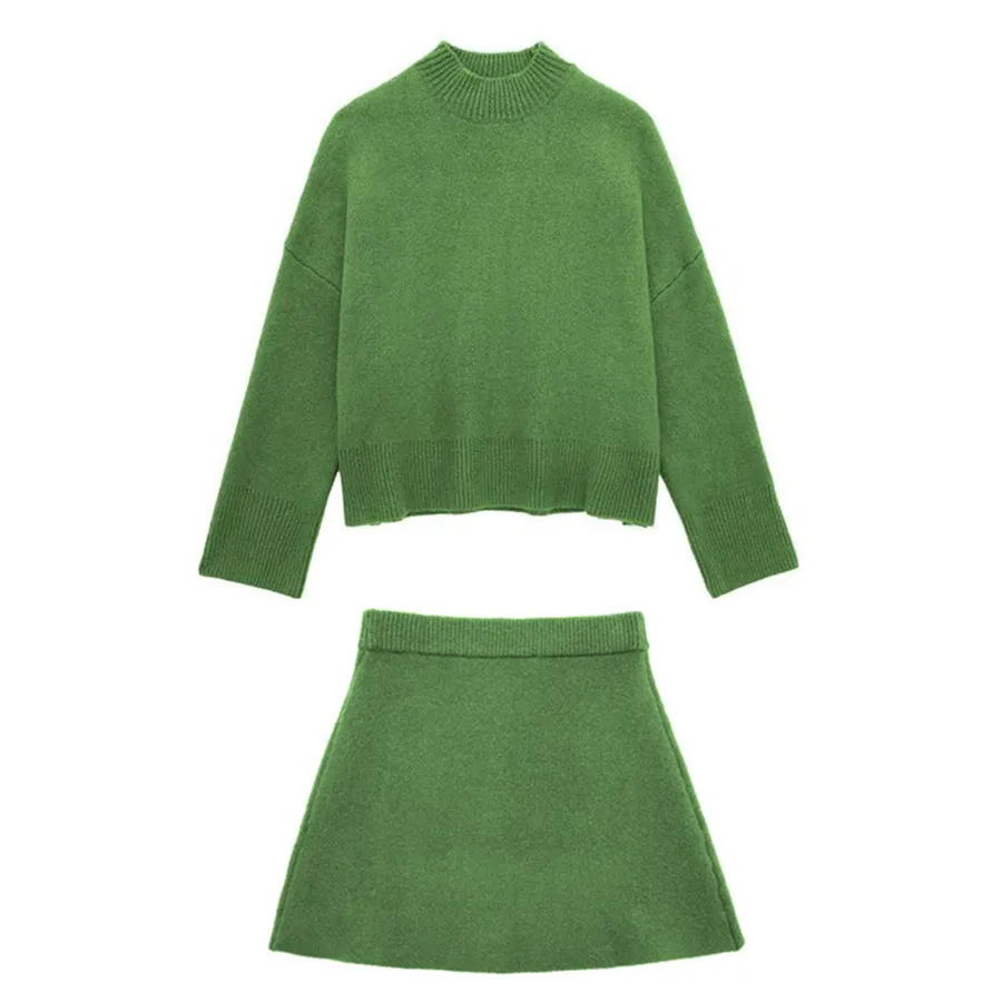 Neema Knitted A Line Mini Skirt Set - Image 7
