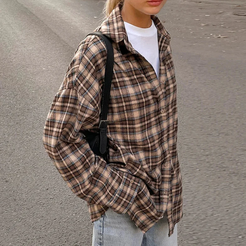 Newport Loose Plaid Shirt - Image 4