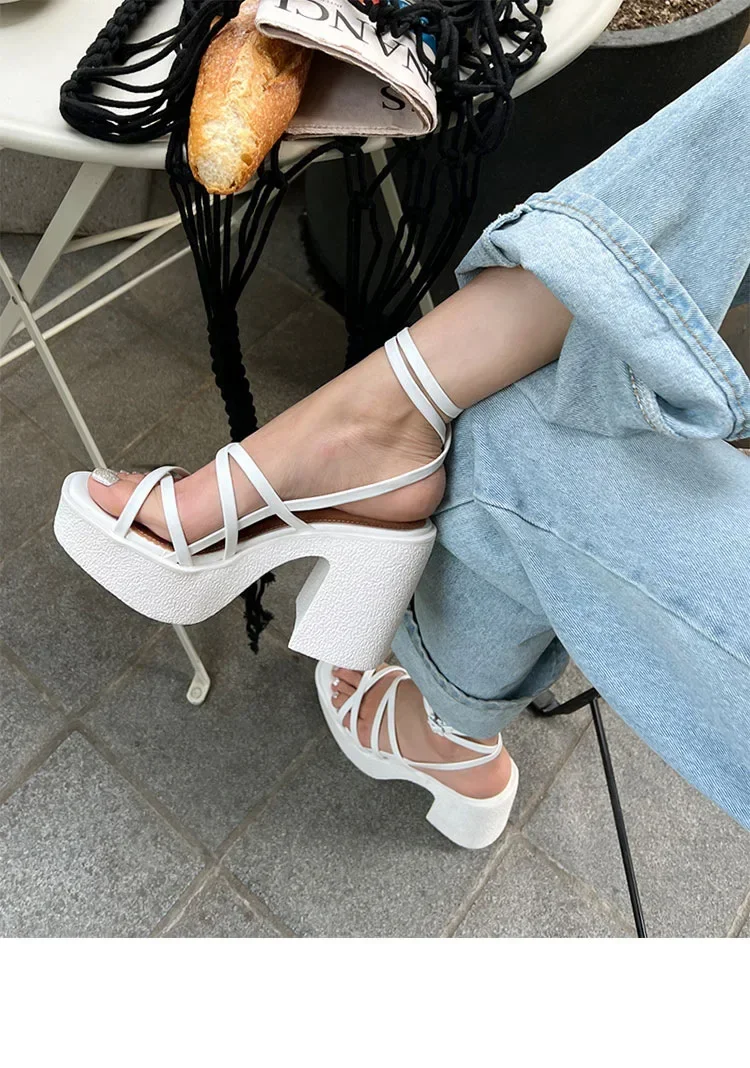 No Strings Attached Ankle Strap Heels - Image 7