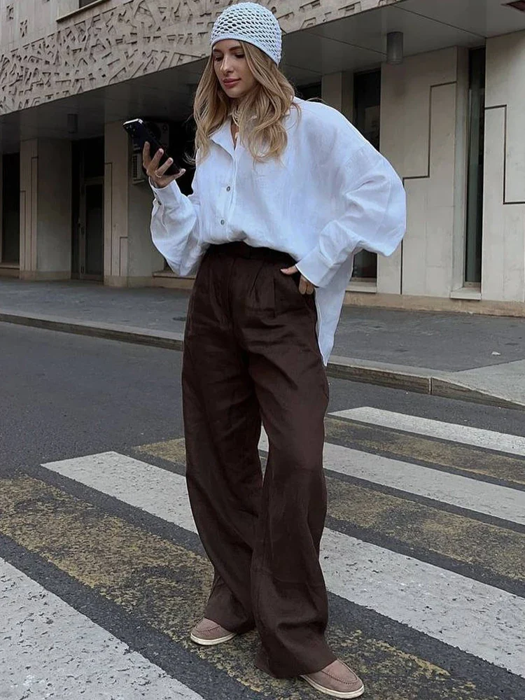 No Time To Chat Linen Shirt - Image 8
